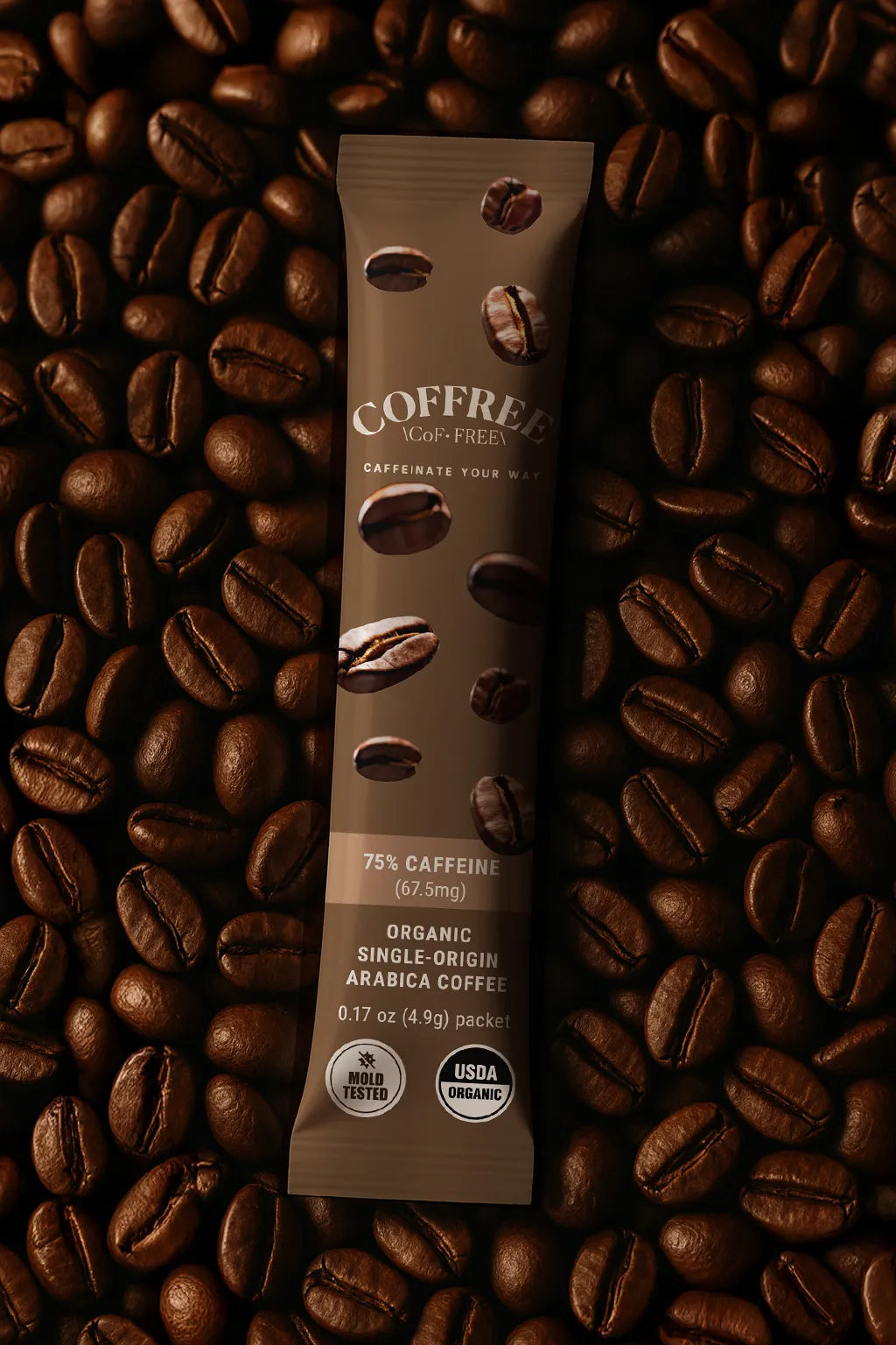 75% Caffeine Instant Coffee - 24 Pack Box