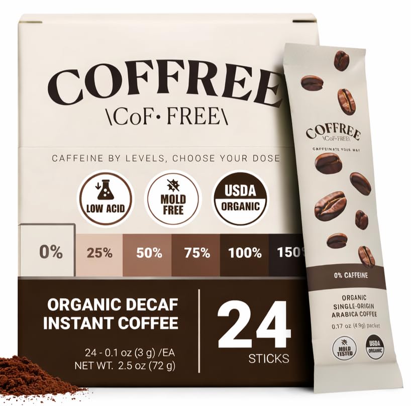 Half Caff 50% — 24 stick box + single stick