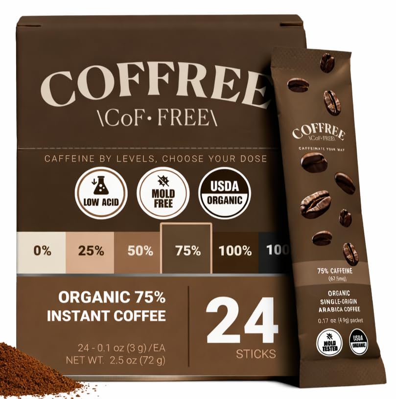 Half Caff 50% — 24 stick box + single stick