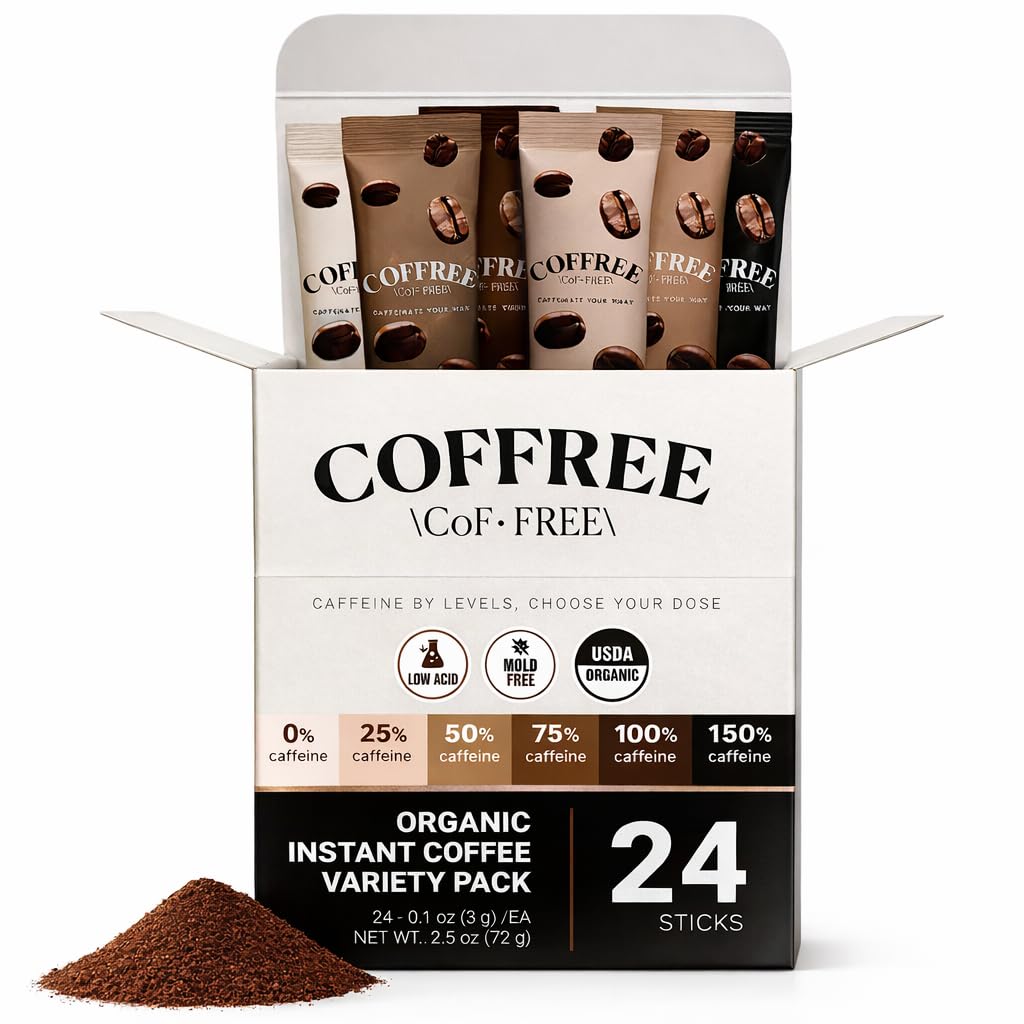 Half Caff 50% — 24 stick box + single stick
