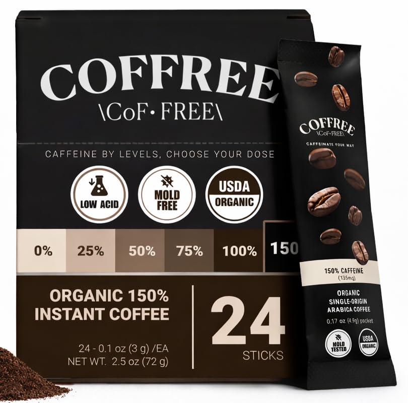 Half Caff 50% — 24 stick box + single stick