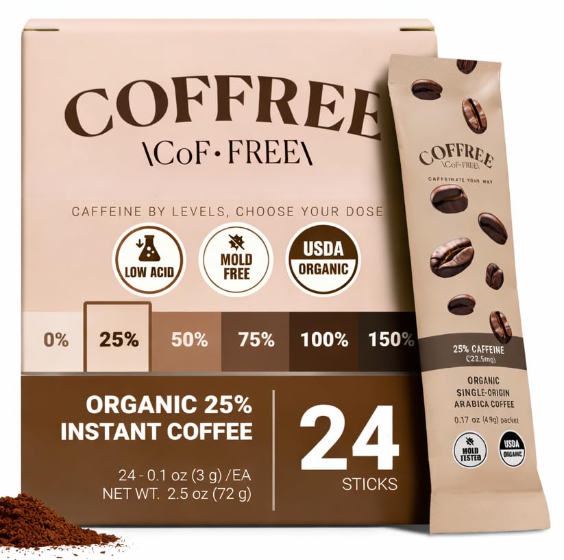 Half Caff 50% — 24 stick box + single stick